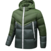 Winter thick cotton coat for men, hooded detachable jacket for men