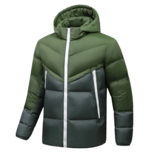 Winter thick cotton coat for men, hooded detachable jacket for men