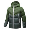 Winter thick cotton coat for men, hooded detachable jacket for men