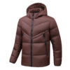 Winter thick cotton coat for men, hooded detachable jacket for men
